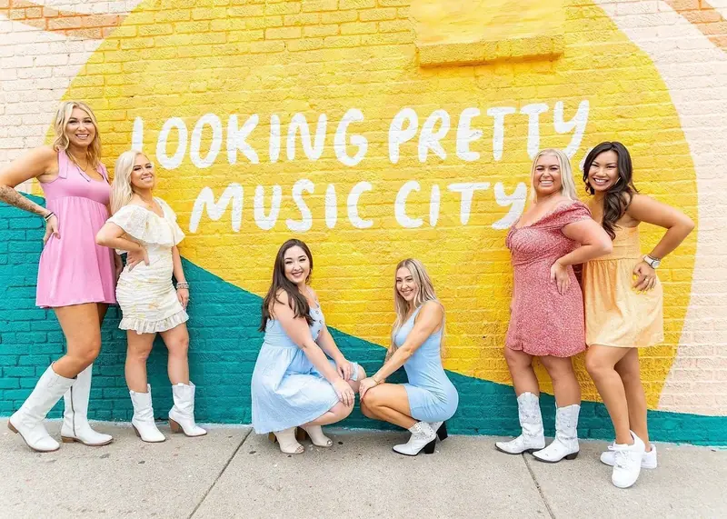 Murals and mimosas girls group 4 in Nashville