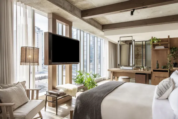 Guest room at 1 hotel Nashville in Nashville