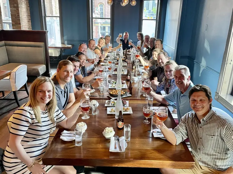 Corporate group on a Nashville food tour